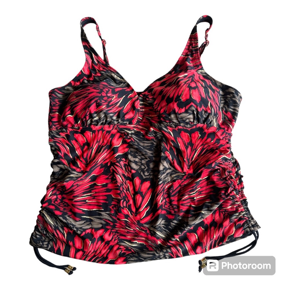 Simon Chang Tankini Swim Top Size 22W